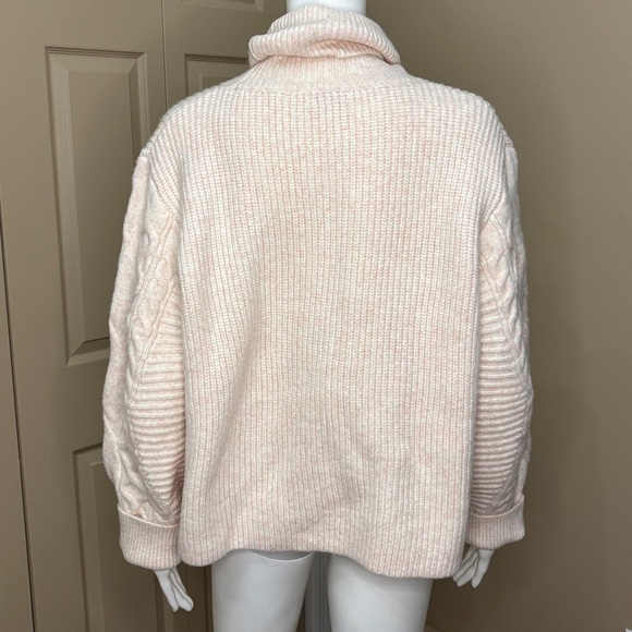 TOPSHOP pink turtleneck sweater - Picture 4 of 7